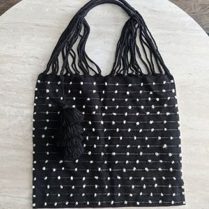 Tote Bag with Tassel Handmade in Mexico